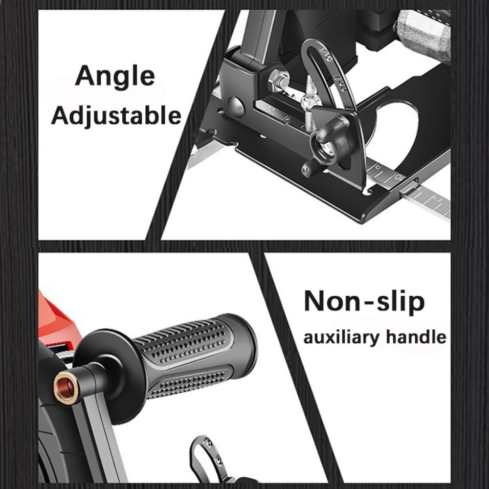 Giá Đỡ Đế Máy Mài Cắt Cầm Tay, Bộ Chuyển Đổi Máy Mài Thành Máy Cưa Bàn Góc 45 Độ