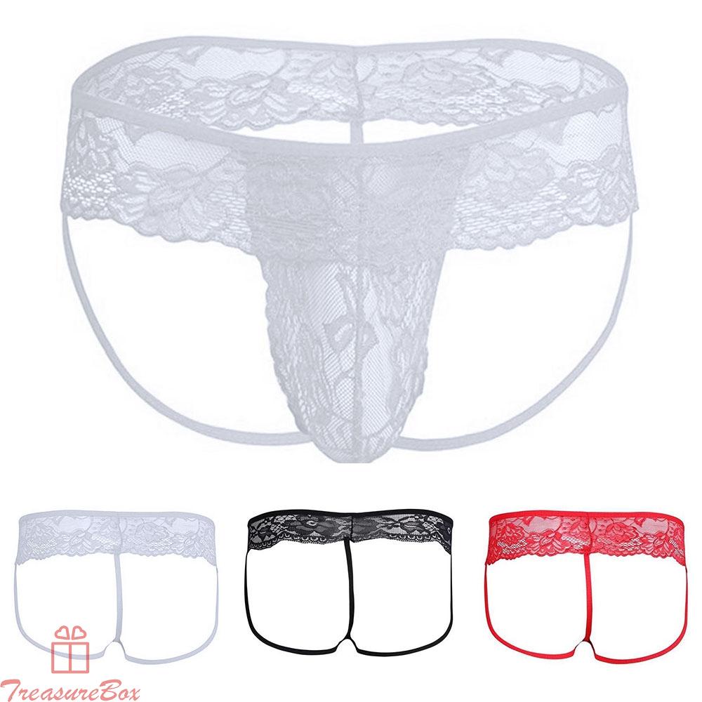 Quần Lót Nam Phối Ren Thoải Mái + Quần Lót spandex