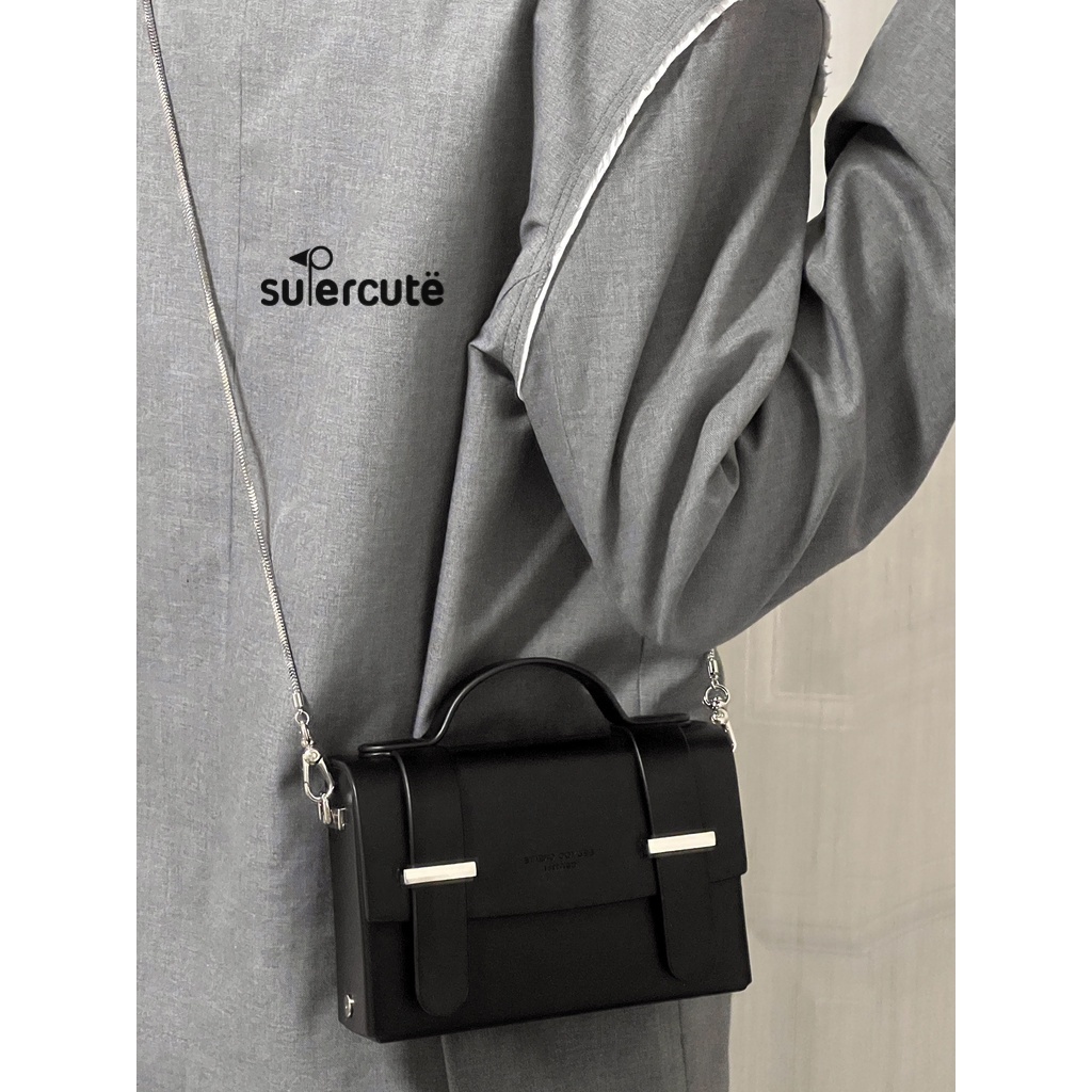 Túi đeo chéo vai SUPERCUTE thiết kế đơn giản phong cách niche ins