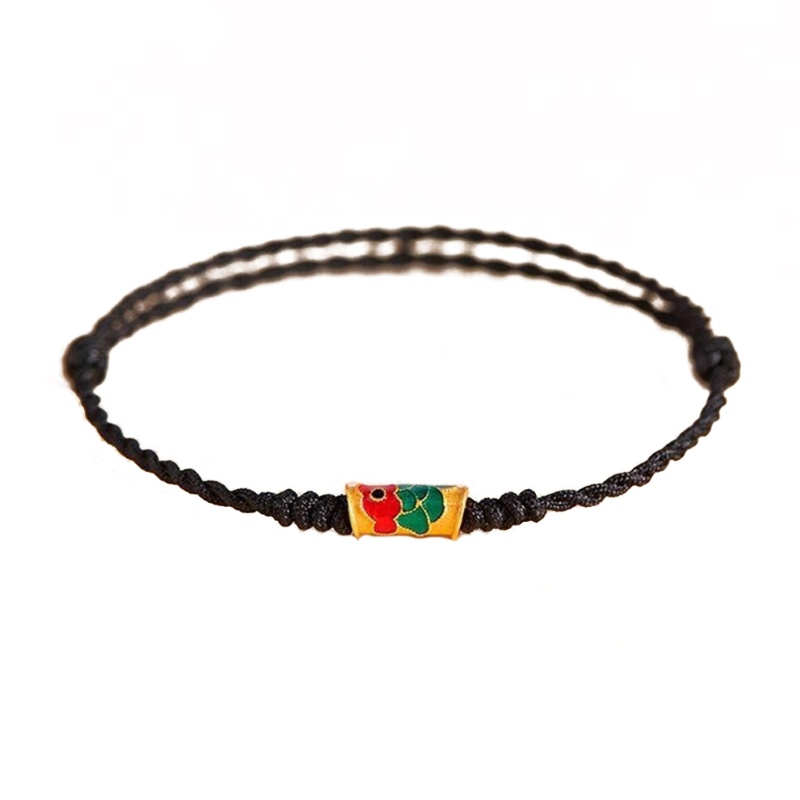 King Vòng Đeo Tay Thủ Công Có Thể Điều Chỉnh Mặt Dây Hình Cá Koi Cho Nữ