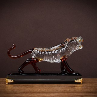 Hổ pha lê thủ công để bàn trang trí năm mới 2022