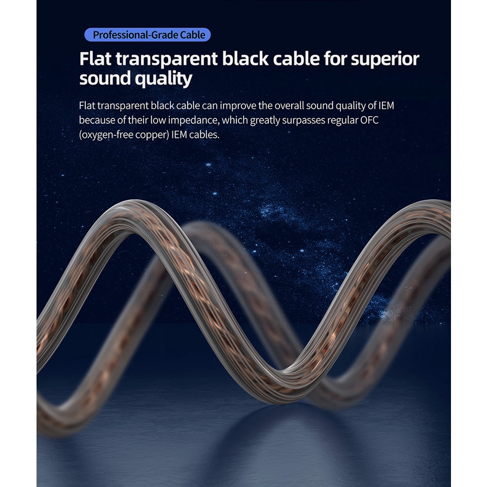 Cca Tai Nghe Nhét Tai hifi bass 4 Nút Điều Chỉnh Âm Lượng Cho kz castor