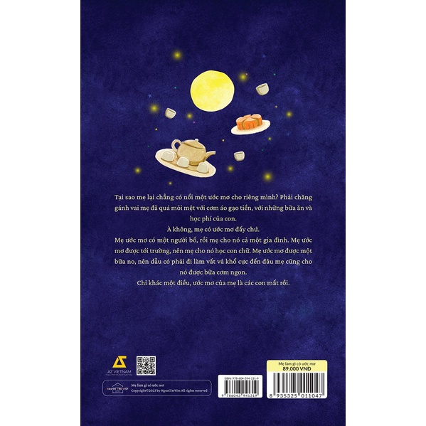 Sách - Mẹ Làm Gì Có Ước Mơ- AZ