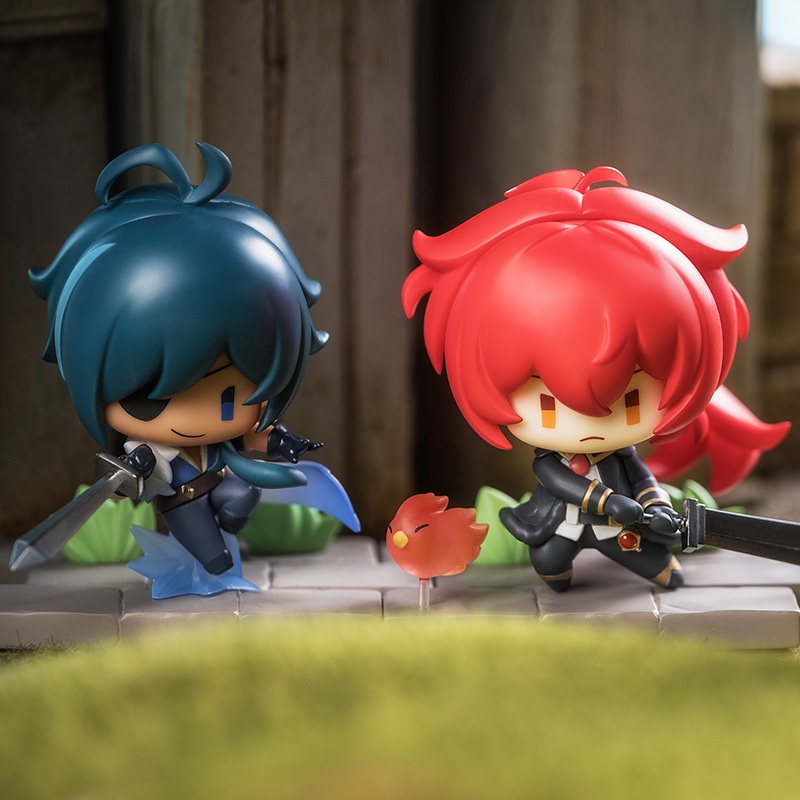 Hot game genshin Tượng Mô Hình Nhân Vật anime battlefield heroes Phiên Bản Hành Động klee / diluc / venti / fischl / Kaieya