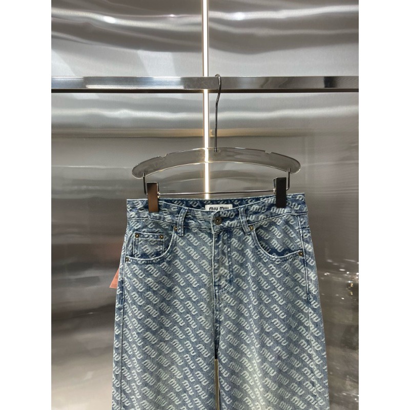 Quần Jean jacquard 23Ww Thu / Mùa Đông Mới