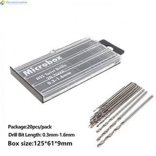 Set 20 Mũi Khoan mini 0.3mm-1.6mm