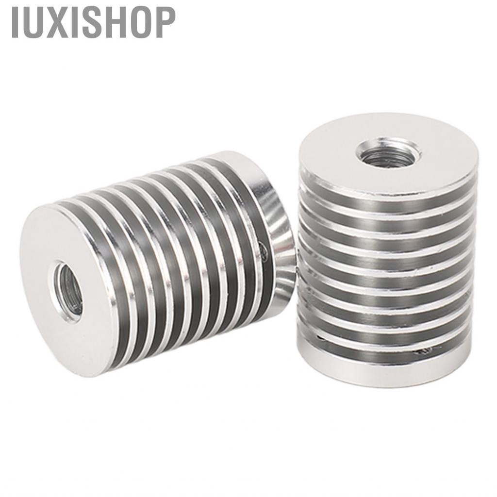 Iuxishop 3D Printer Heatsink Replacement Fine Processing M2.5x4 Screw Hole M7 Thread Hotend Aluminum Alloy for Industrial Use