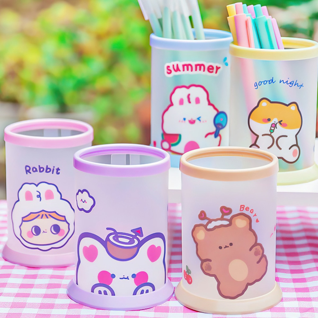 Hộp đựng bút cao cấp để bàn nhiều sắc màu gấp gọn -Maigen Shop