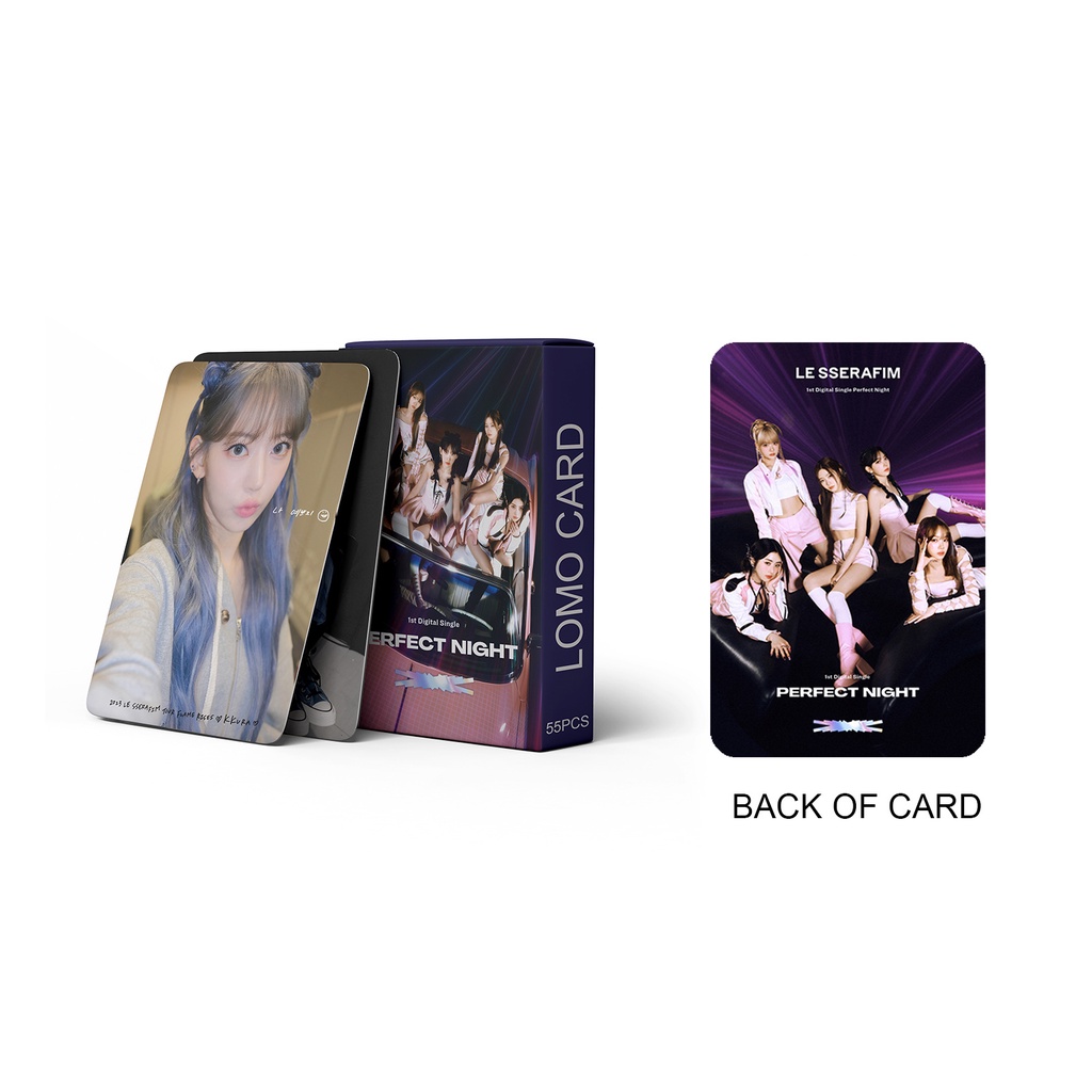 Hộp 55 Ảnh lomo card Nhóm Nhạc kpop Thẻ
