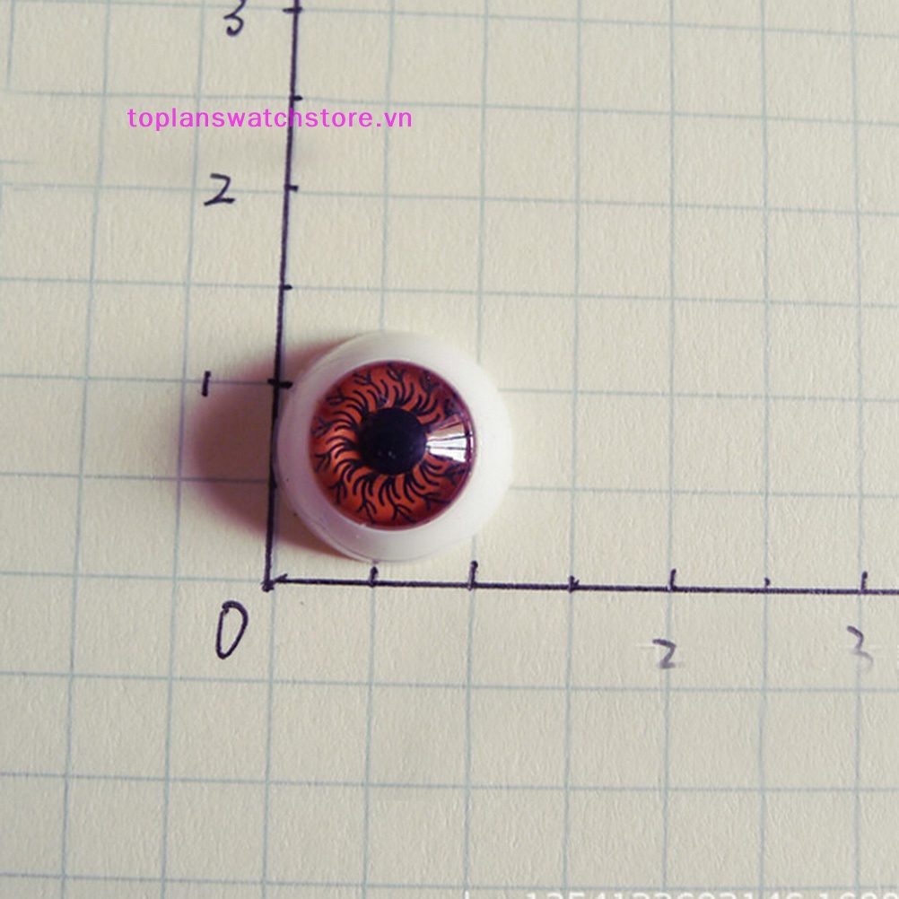1 Cặp Mắt Nhựa 12mm Cho Búp Bê