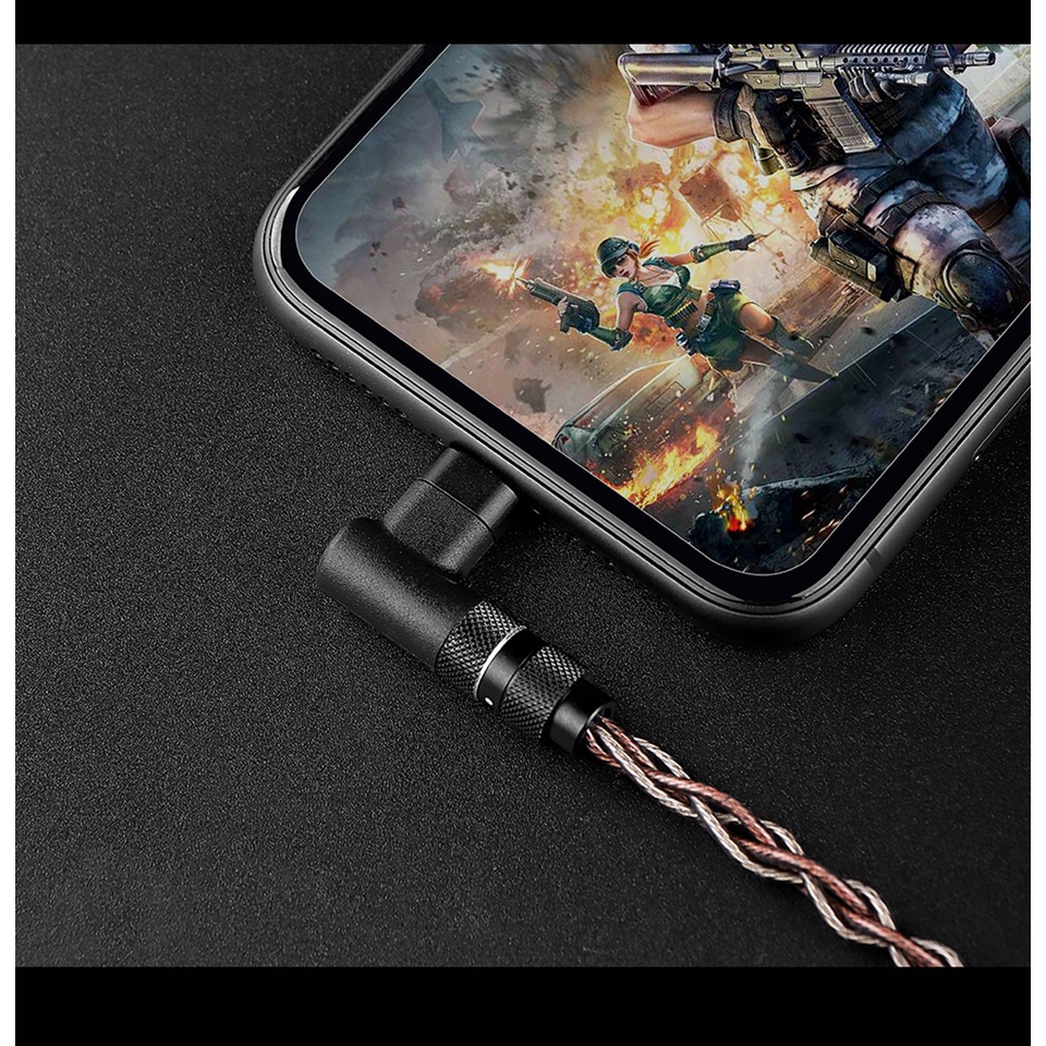 TRN RedChain Plus Gramr Gaming Earphone Upgrade Cable with Detachable Microphone 3.5mm 1.2M/2M Headphone