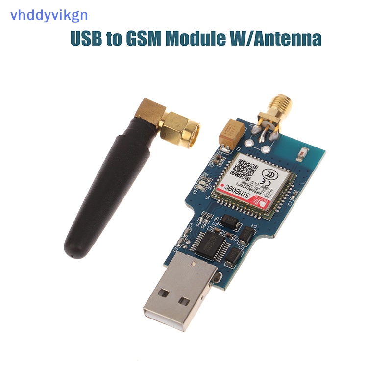 1 Bộ Mô Đun vhdd usb Sang gsm Băng Tần gsm gprs sim800c Có Ăng Ten Cho wifi Không Dây - Tương Thích sms vn