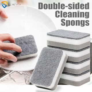 1 miếng bọt biển rửa chén hai mặt có thể tái sử dụng