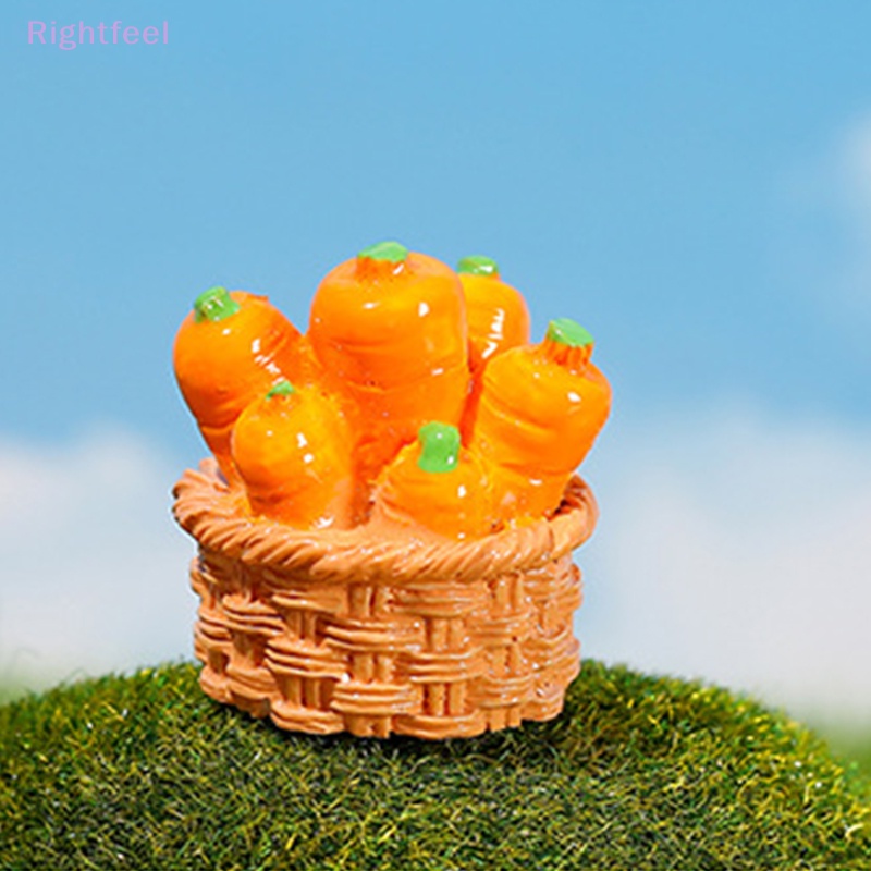 Cà Rốt / Thỏ Hoạt Hình Bằng Nhựa resin Dễ Thương Trang Trí Nhà Búp Bê Mới