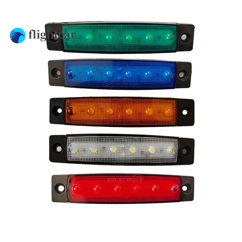 Set 2 Đèn led 6 Bóng 12 / 24v 6 smd Chuyên Dụng Cho Xe Hơi Xe Tải