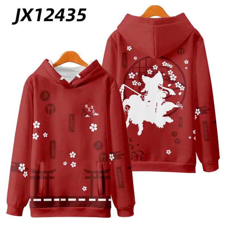 Áo Khoác hoodie Có Khóa Kéo In Họa Tiết anime touhou project 3d Phong Cách harajuku Cho Nam Và Nữ