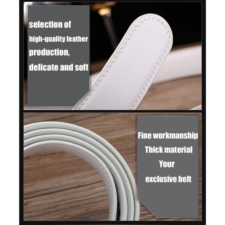 Mới Thắt Lưng Da Bò Khóa Hợp Kim Tự Động Thời Trang Cho Nam