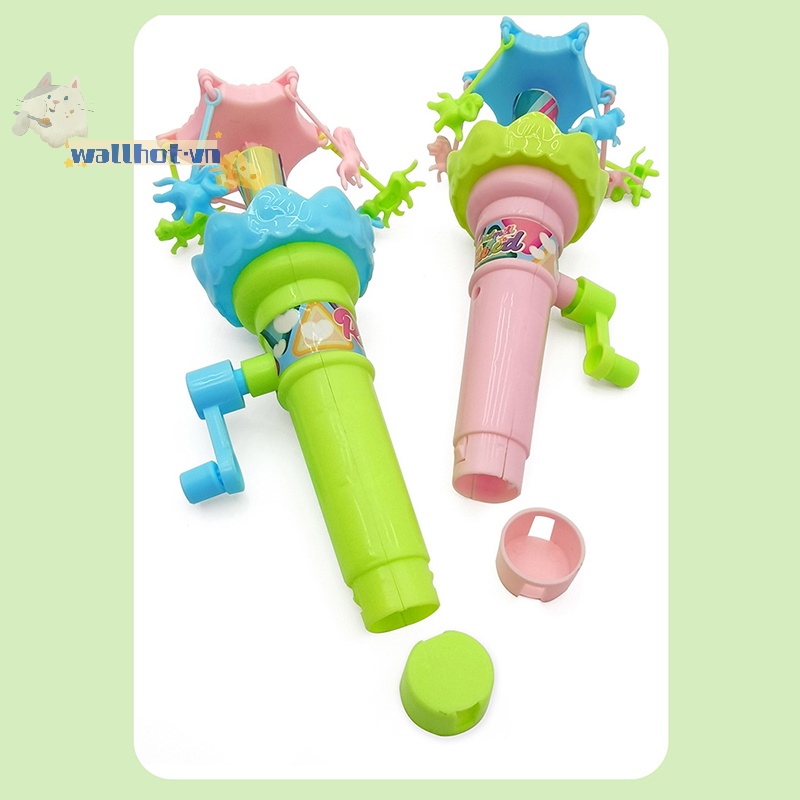 Wallhot > Đồ Chơi Vòng Quay Ngựa Gỗ Có Đèn led Chiếu Sáng