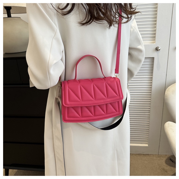 Jasmin noir Túi Xách tote Bằng Da pu Họa Tiết Kẻ Sọc Chần Bông Đơn Giản Cho Nữ