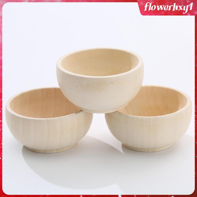 Bộ 4 Tô Gỗ Đồ Chơi Tự Vẽ Cho Bé