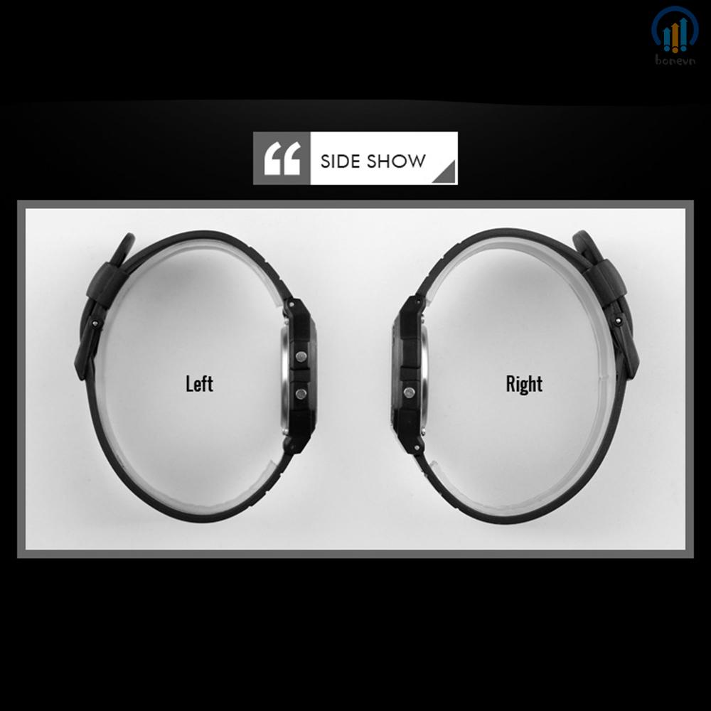 SKMEI 1412 Men's Fashion Watch with Leather Strap - Analog Digital Display and Backlight