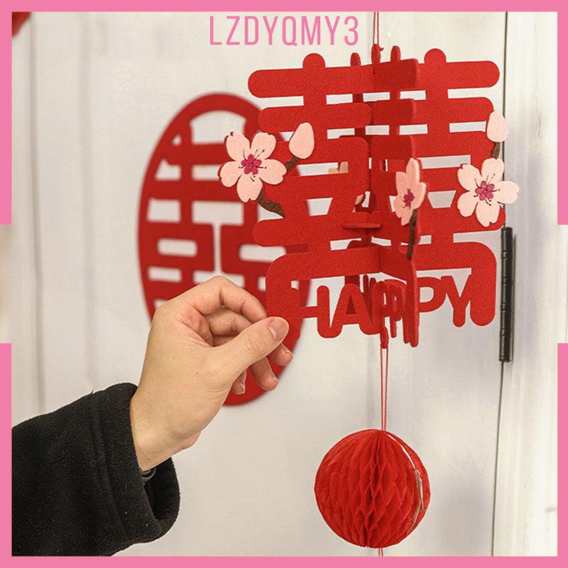 Phụ Kiện Trang Trí Đám Cưới Phong Cách Trung Hoa 3d Độc Đáo