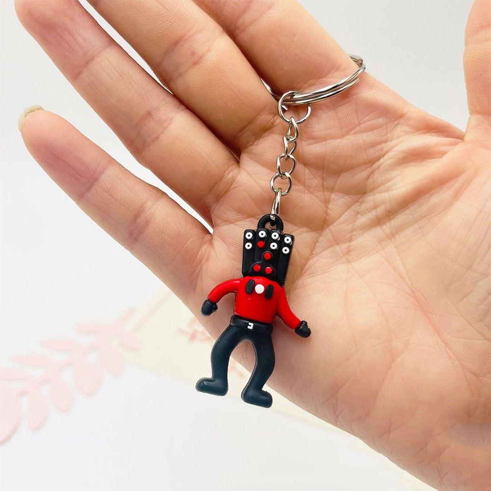Shanhai Móc Khóa Hình Búp Bê Nam skibidi bop Camora man skibidi mini Dễ Thương