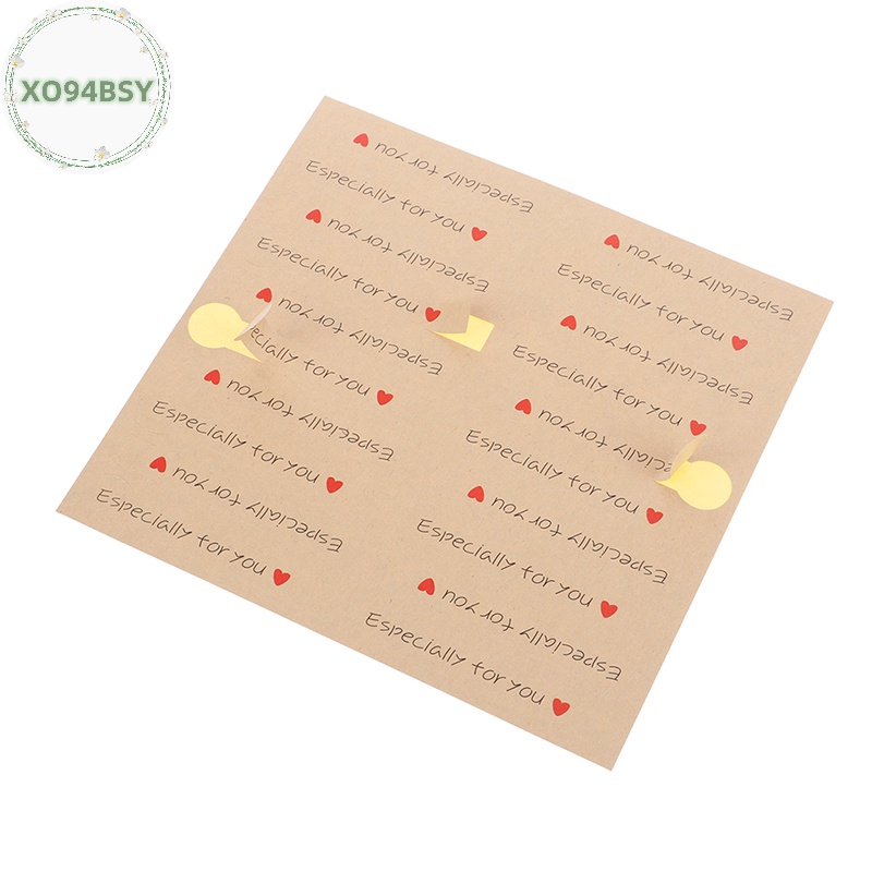 Set 100 Nhãn Dán Giấy kraft Đặc Biệt In Chữ you kraft Trang Trí Quà Tặng Vnn