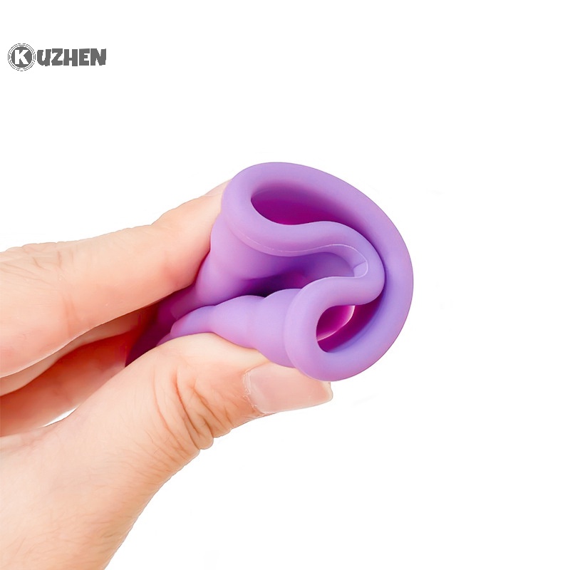 Cốc Nguyệt San silicone Có Thể Gấp Lại Và Thu Gọn Với Vỏ Bọc Sản Phẩm Thể Thao Cho Nam Nữ
