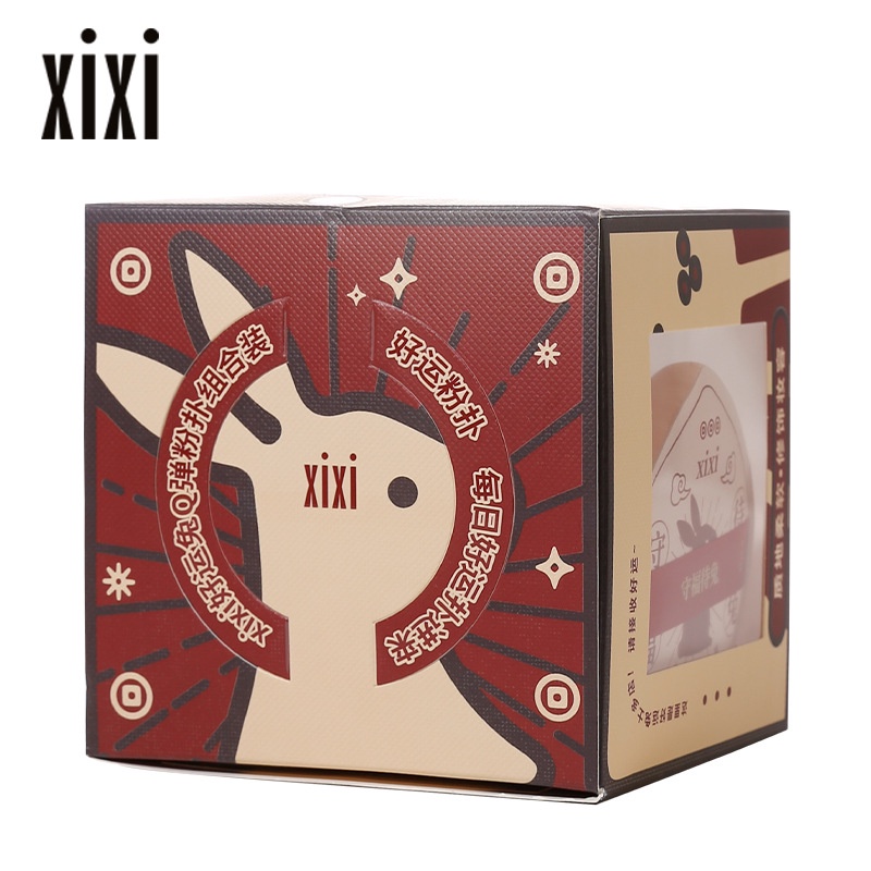 Xixi Mút Trang Điểm q-Bixi Hình Thỏ May Mắn Siêu Mềm Không Phấn Khô Ướt Đa Năng