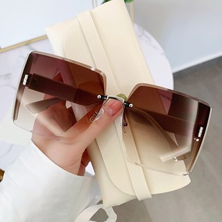 Kính Mát Chống Tia uv Không Gọng Mới Dành Cho Nữ Lái Xe