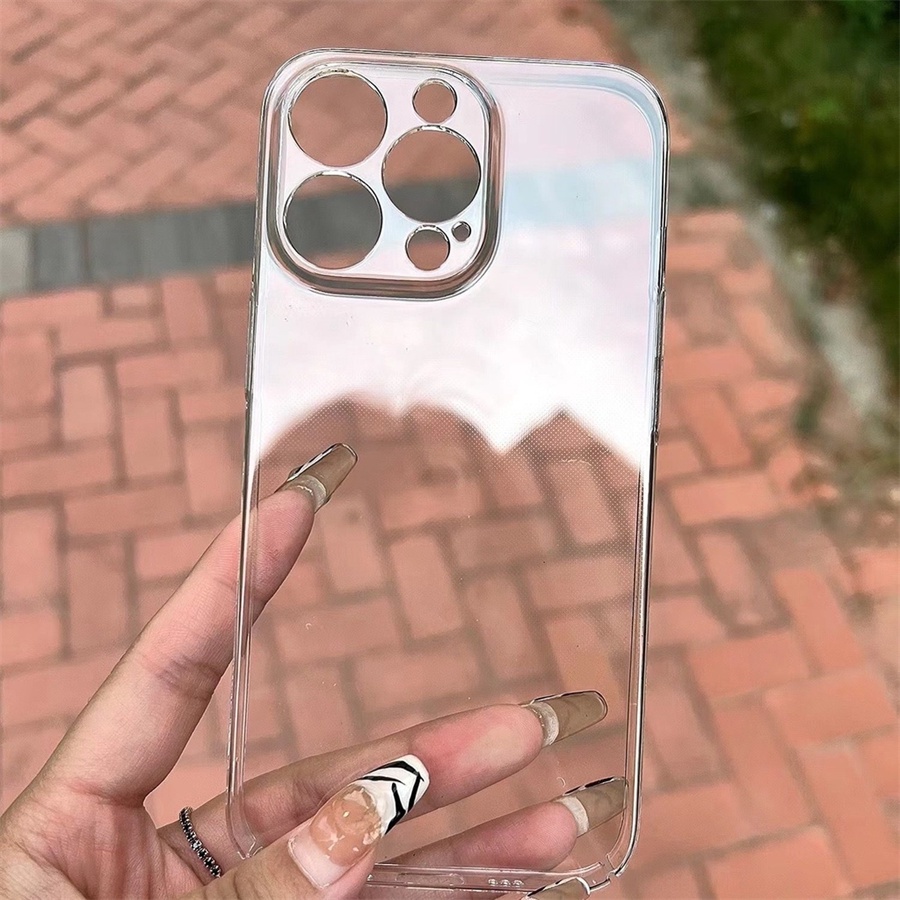 Ốp Điện Thoại Trong Suốt Chống Sốc Cho iPhone 15 Pro Max 15 Plus 11 12 13 14 Pro Max 12 13 Mini X XS Max XR 8 7 6 6s Plus Bảo Vệ Camera Ốp lưng