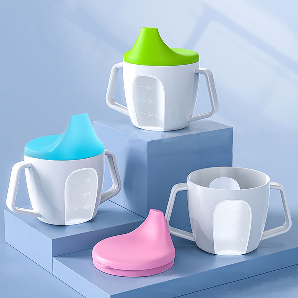 Bình Đựng Nước 10-36 Tháng Có Tay Cầm Chống Rò Rỉ Chống Sốc Cho Bé Sơ Sinh 150ml