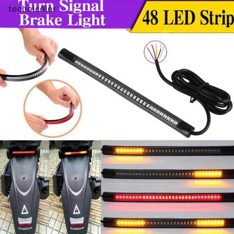 Dây Đèn led Phanh Xi Nhan Gắn Đuôi Xe Mô Tô Chuyên Dùng