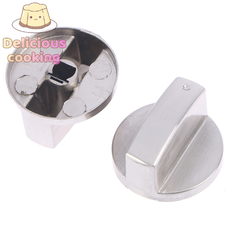Núm Vặn Bếp Ga Bằng Kim Loại 8mm Màu Bạc Thông Dụng