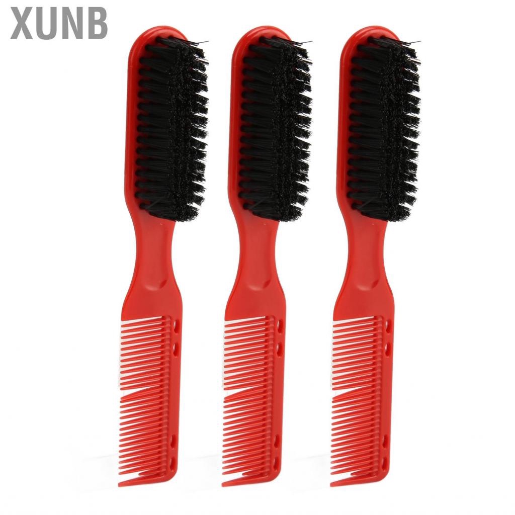 Xunb Men s Beard Styling Comb PP Handle  Haircut Brush for Home