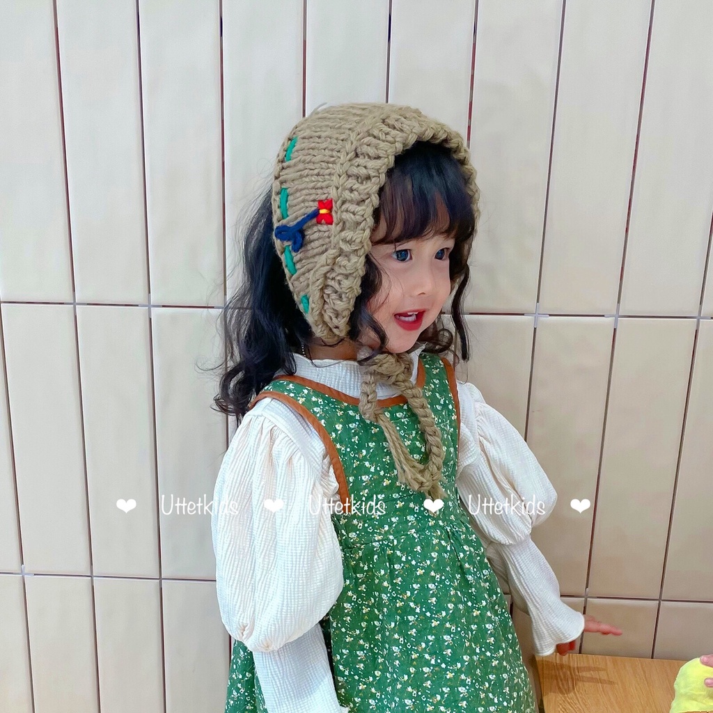 BĂNG ĐÔ LEN PHONG CÁCH HÀN QUỐC CHO BÉ GÁI MÙA THU ĐÔNG