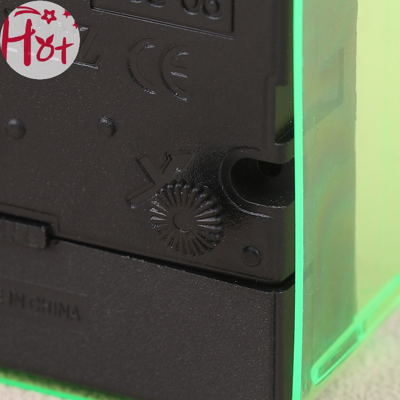 Jr 1 Đồng Hồ Báo Thức Để Bàn mini Hình Vuông Dùng Trang Trí Phòng Ngủ / Học