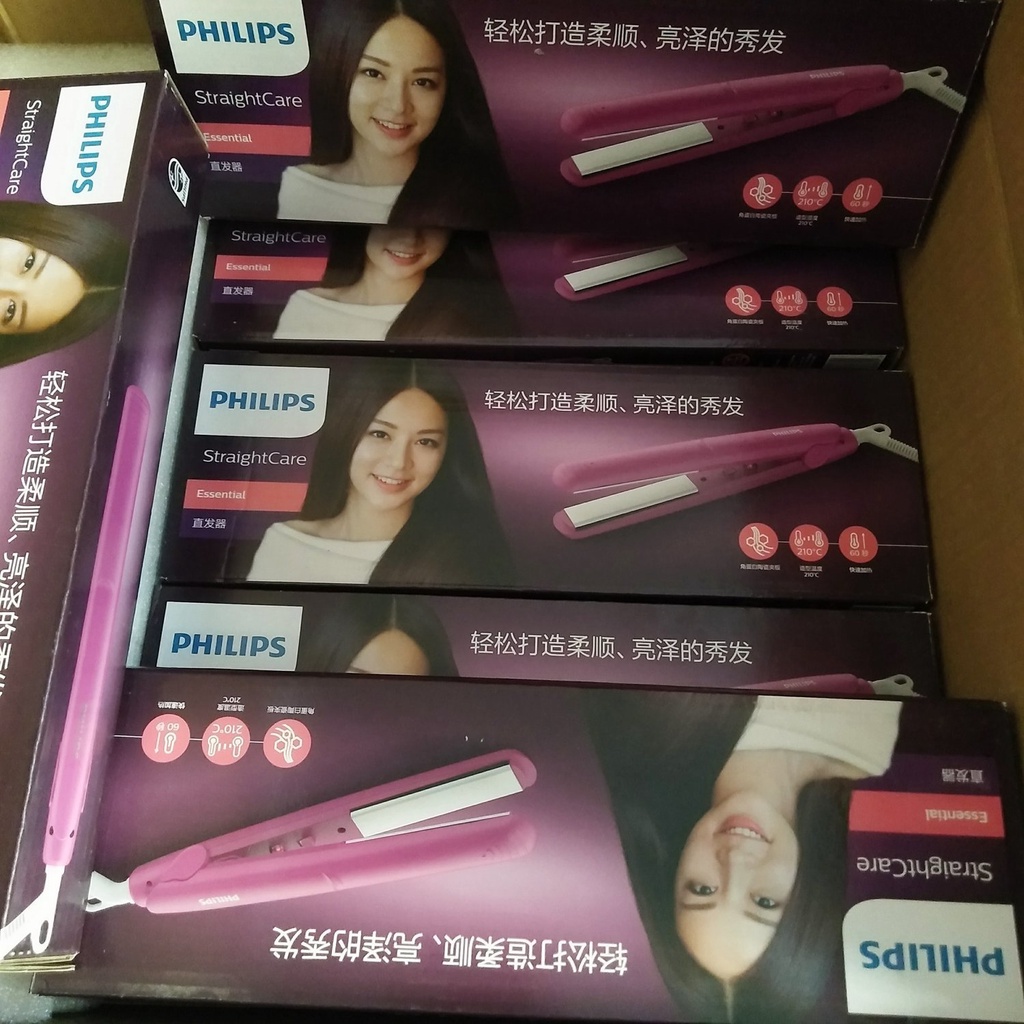 Máy ép tóc, máy tạo kiểu tóc Philips HP8401, an toàn không gây hư tổn, bảo hành 2 năm | Hàng chính hãng