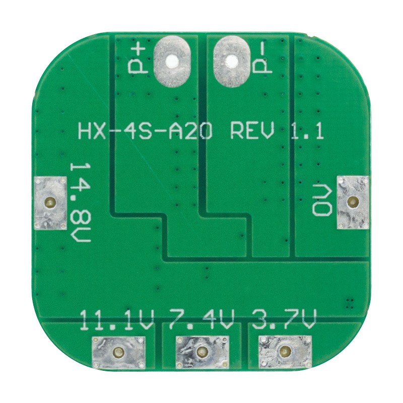 Bảng Mạch Bảo Vệ Pin li-ion 4S 14.8V / 16.8V 20A bms pcm Pcb Cho lithium LicoO2 Limn2O4 18650 LicoO2 Limn2 Limn2O4 186