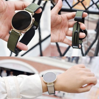 Dây đeo bằng da 18mm 22mm cho đồng hồ thông minh huawei gt4 gt4 46mm / 41mm