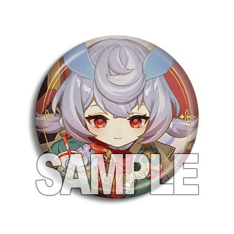 Ye genshin Huy Hiệu Cài Áo Tròn Hình Hoạt Hình anime Flyewinne lyney lynette Bọt Biển Làm Quà Tặng