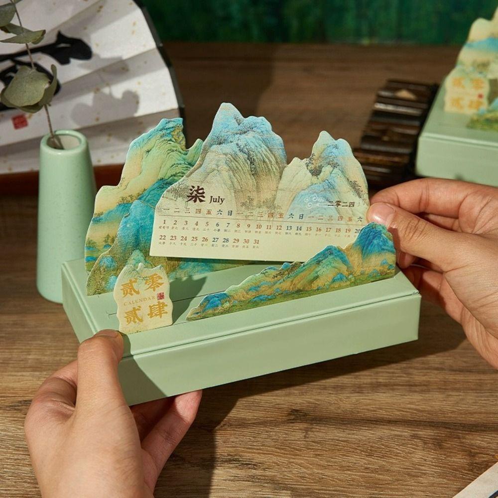 Lịch Để Bàn 2 Trong 1 Dùng Lên Kế Hoạch Năm Mới 2024