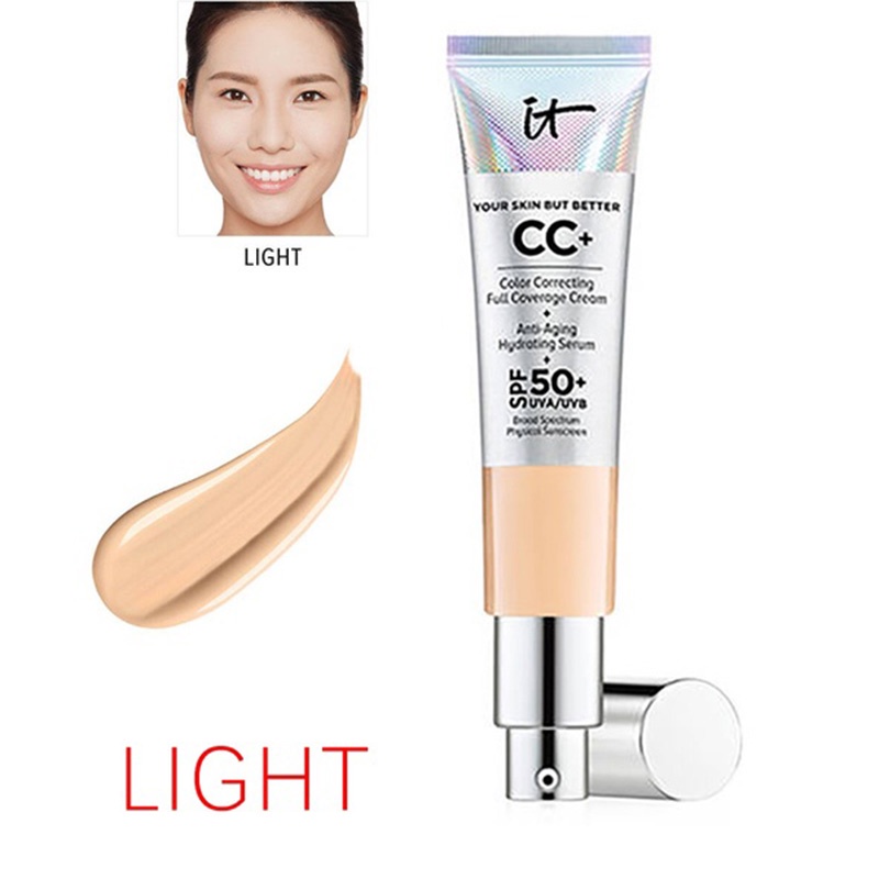 Kem cc + Kem Che Khuyết Điểm Toàn Diện Giúp Chỉnh Sửa Lớp Trang Điểm Hoàn Hảo Dành Cho Bạn Nữ