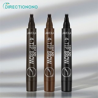Bút chì kẻ lông mày Lameila Four Forked Bút chì lông mày một từ Bút chì lông mày không thấm nước lâu dài Bút chì lông mày dạng lỏng Bút chì lông mày trang điểm mắt DIRE