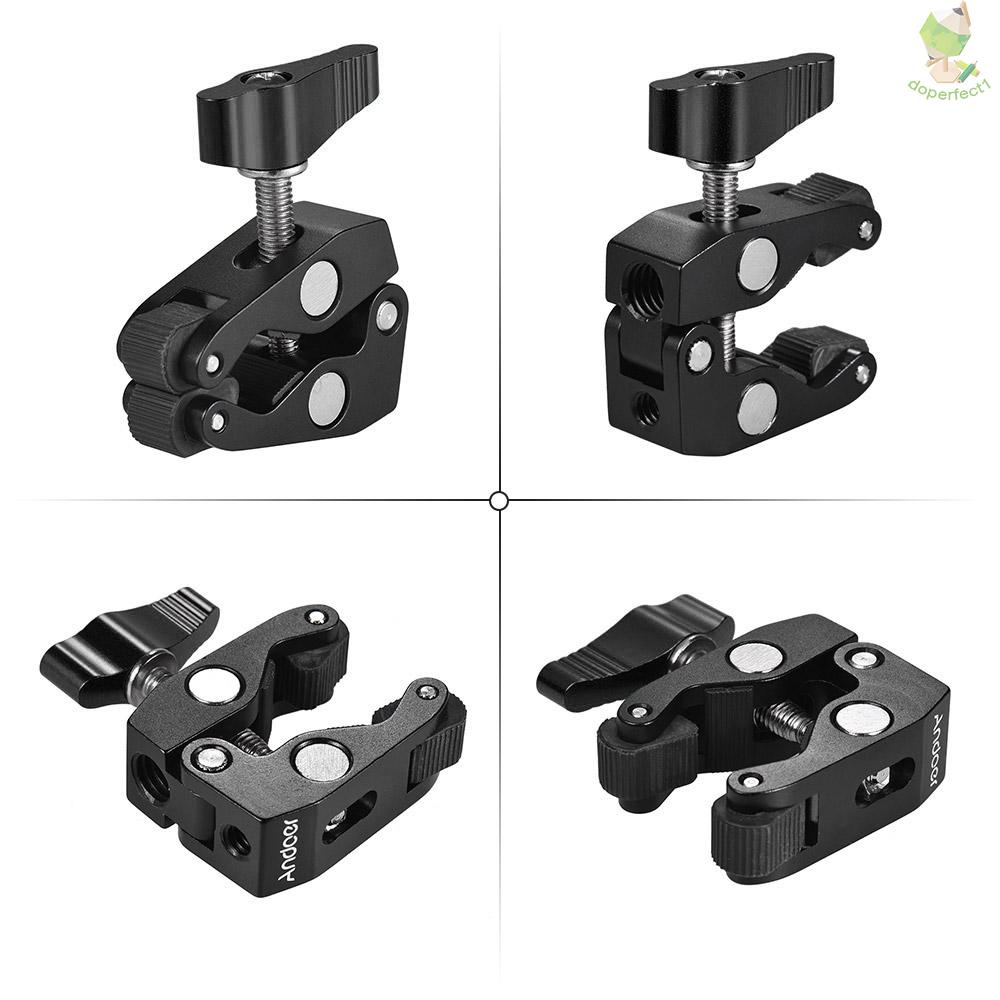 Andoer Kìm Kẹp Càng Cua Với Lỗ Vít 1 / 4 inch Và 3 / 8 inch Đến-1120