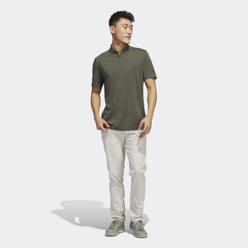 Adidas Đánh gôn Áo Polo Golf Kẻ Sọc Go-To Nam Màu xanh da trời HR7974