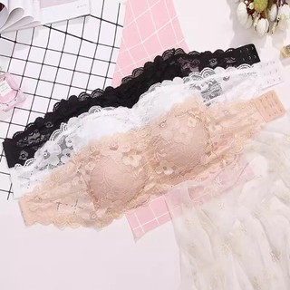 Áo bra kiểu ren không dây, cài sau có mút mềm mại nhinaa store a5949