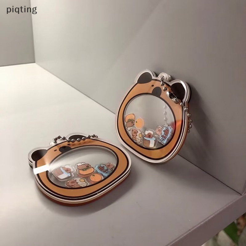 Piqt capybara Móc Khóa acrylic Hình Tên Lửa Dễ Thương Chất Lượng Cao Làm Quà Tặng Cho Bạn Bè