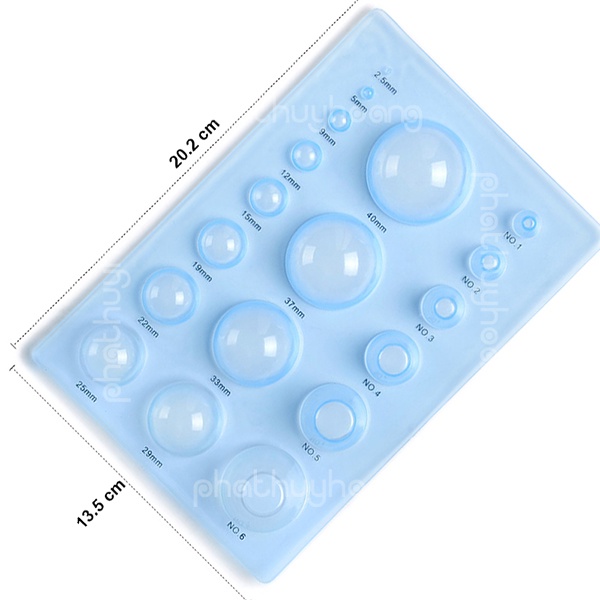 Khuôn tạo hình đất sét , khuôn đất nặn tự khô , tạo hình giấy Handmade có nhiều kích thước  - Phát Huy Hoàng